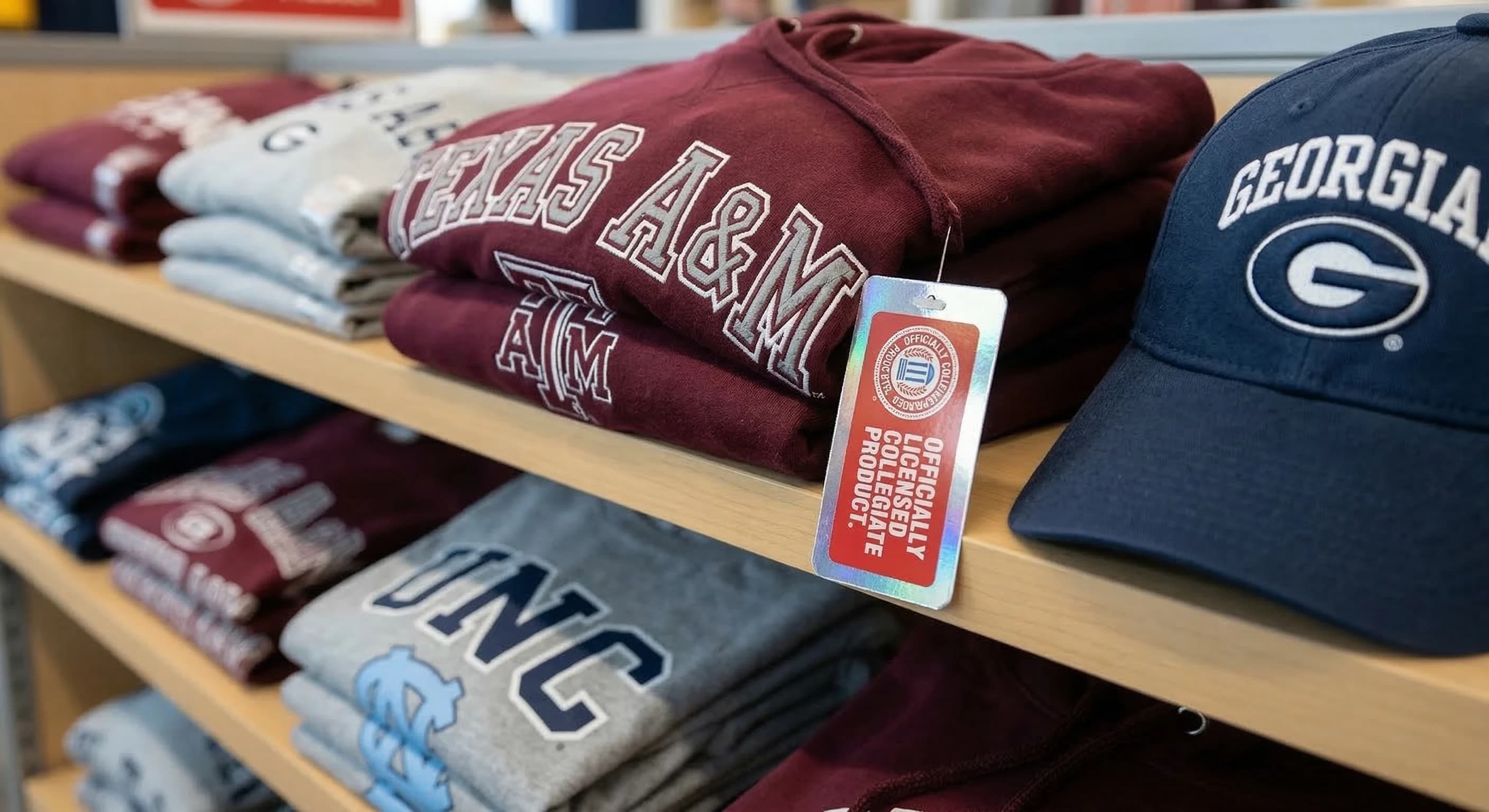 University building representing collegiate licensing and administration